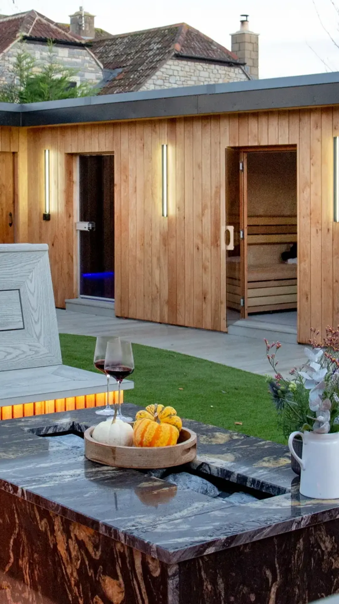 Sauna and Steam Room at Bluehaven